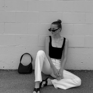 Glassons Ribbed Cropped Tank